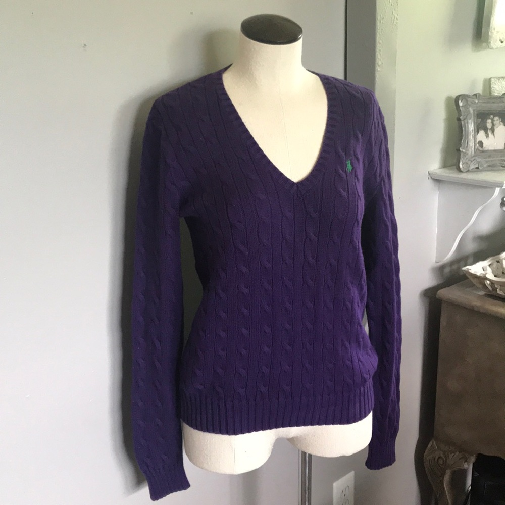 Ralph Lauren Purple Sweater